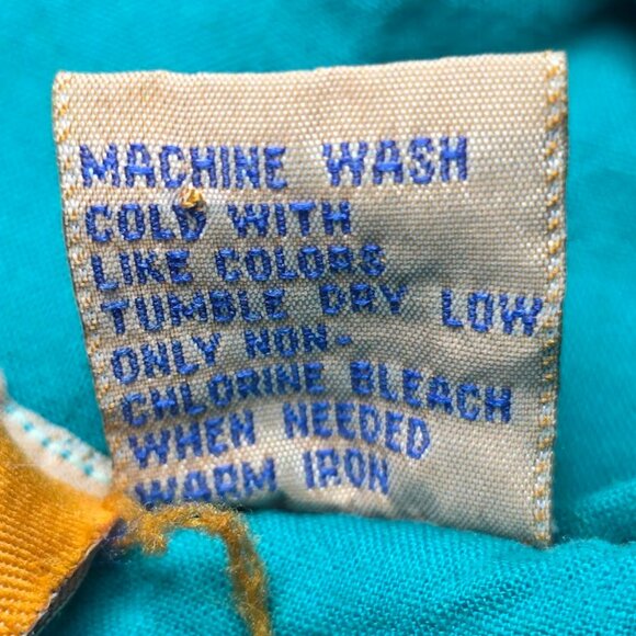 Sea Wind Vtg Embroidered Lounge Dress M - Picture 8 of 9